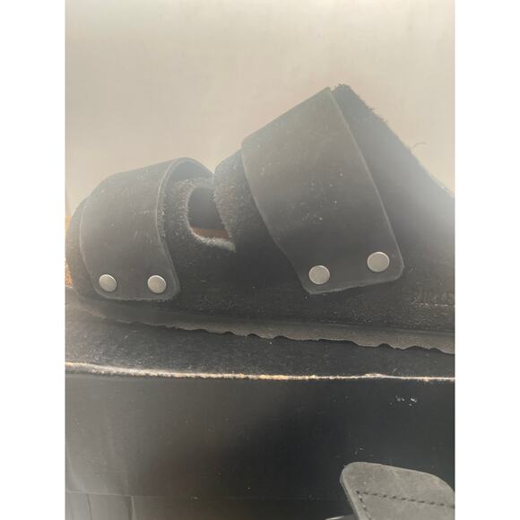 Birkenstock Uji Nubuck-Suede Leather - Black Size EU 39/ 8 a 8.5 US - Picture 8 of 10
